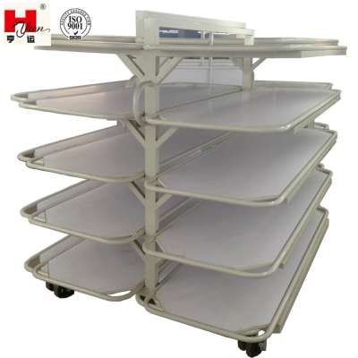 Industrial Double-side Relaxation Fabric Trolley for Garment Factory