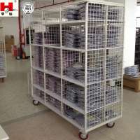 Custom Made Garment Factory Industrial Double Side Display Shirt Trolley