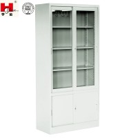 Custom Made Industrial 2-door File Cabinet Glass Filling Cabinet for Garment Factory