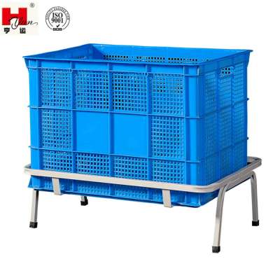 High Quality Garment Factory Plastic Bin With Holder for inspection