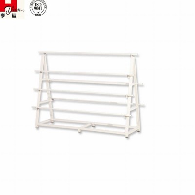 High Quality Metal Double-side Fabric Roll Rack for Garment Factory