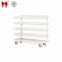 Custom Made Industrial Fabric Wire Mesh Trolley for Garment Factory