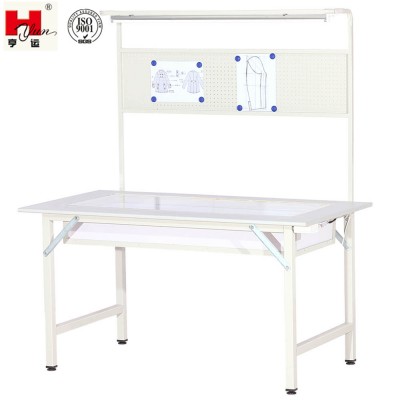 Quality Well Steel Garment Lighting Inspection Table